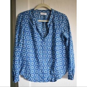 VELVET by Graham & Spencer Jordy Blue Print Top